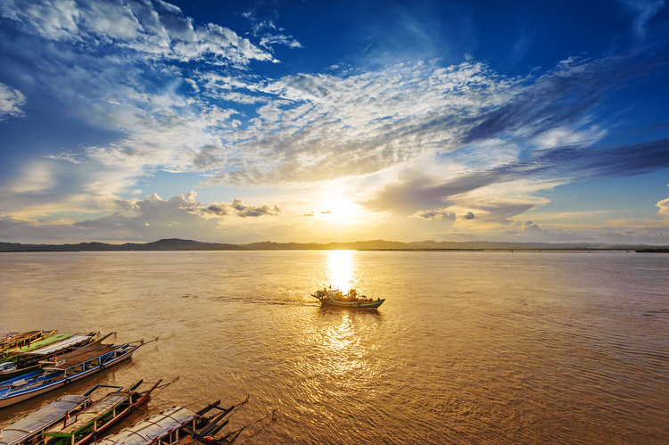 Fleuve Irrawaddy, Bagan