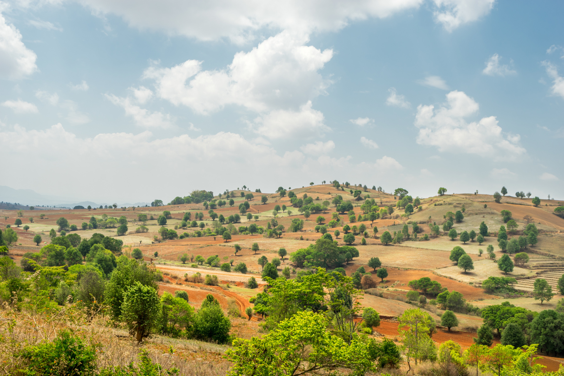 chemin kalaw et lac Inle, Birmanie