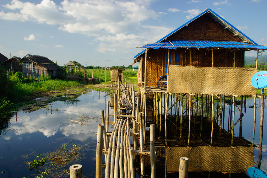 Maison sur pilotis à Mine Thauk