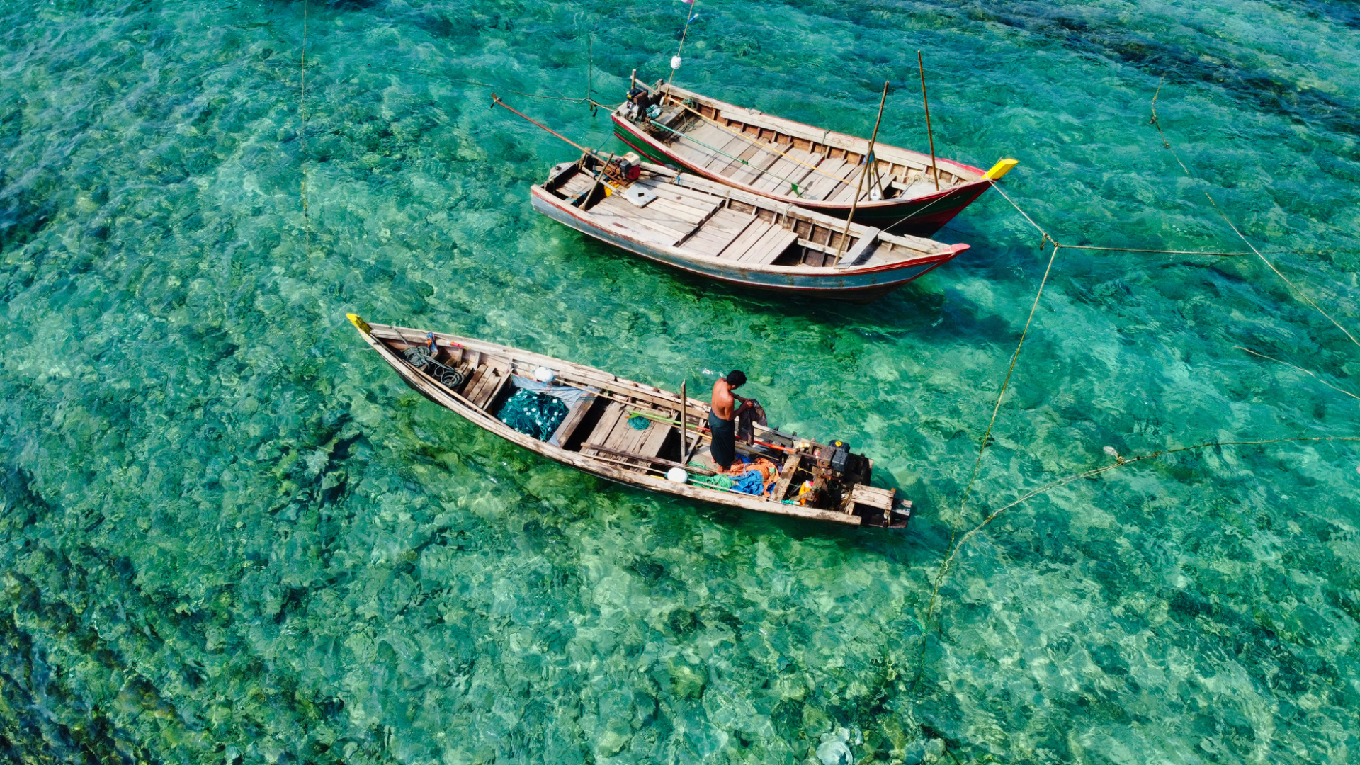Pêcheurs birmans à Ngwe Saung
