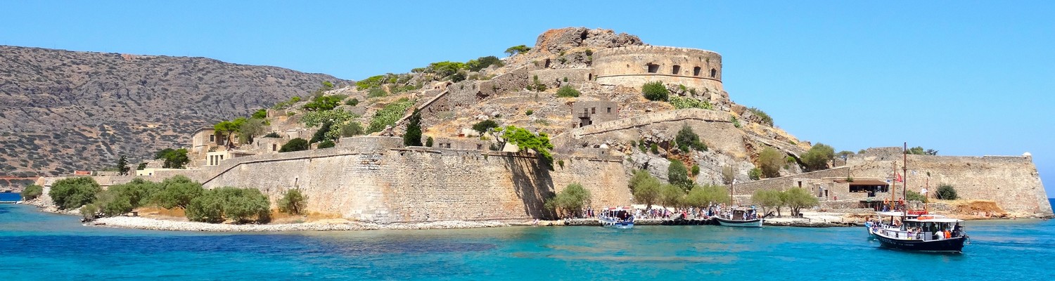 Ile de spinalonga lors d'un séjour en Crète